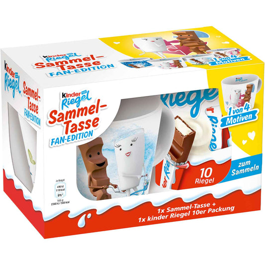 Tasse kinder + 10 barres kinder