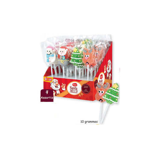 Mini sucette gélifiée de Noël