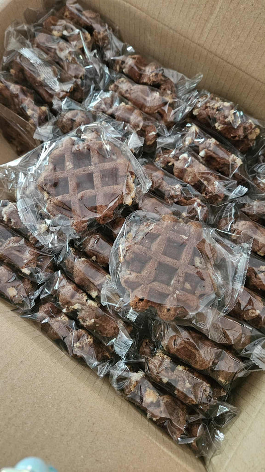 Lot de 3 gaufres au chocolat