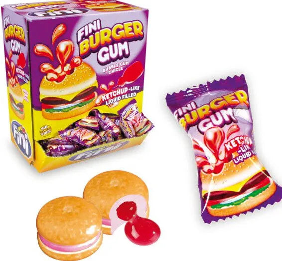 Chewing-gum burger