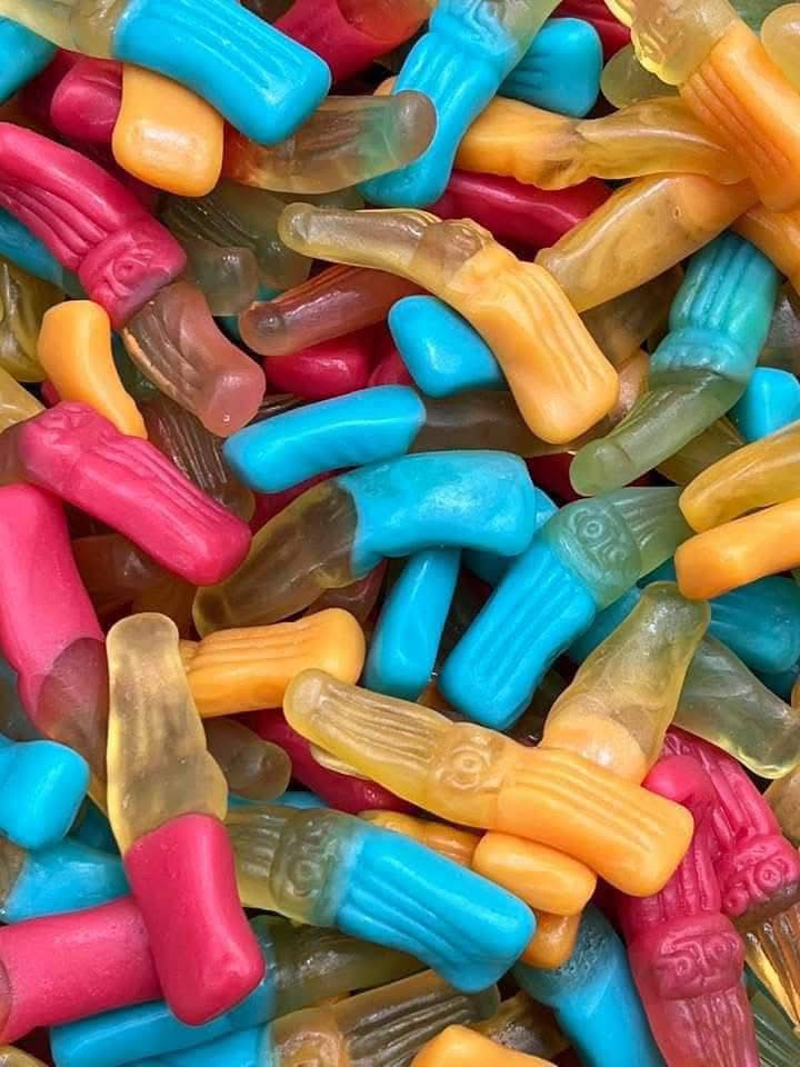 Bouteilles multicouleur