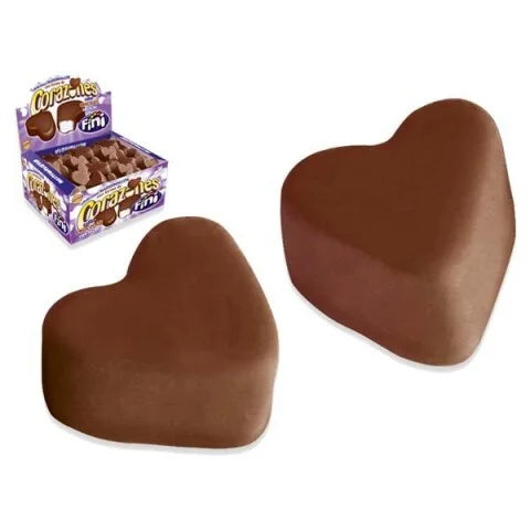 Coeur chocolat lait guimauve x4