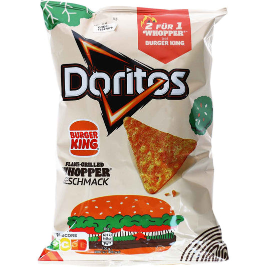 Doritos Burger King Whopper grillé à la flamme 100 g